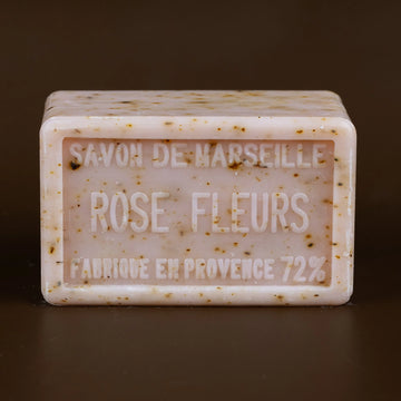 BLEU JAUNE Rose Petal, Marseille Bath & Shower Bar | 250g French Soaps UK
