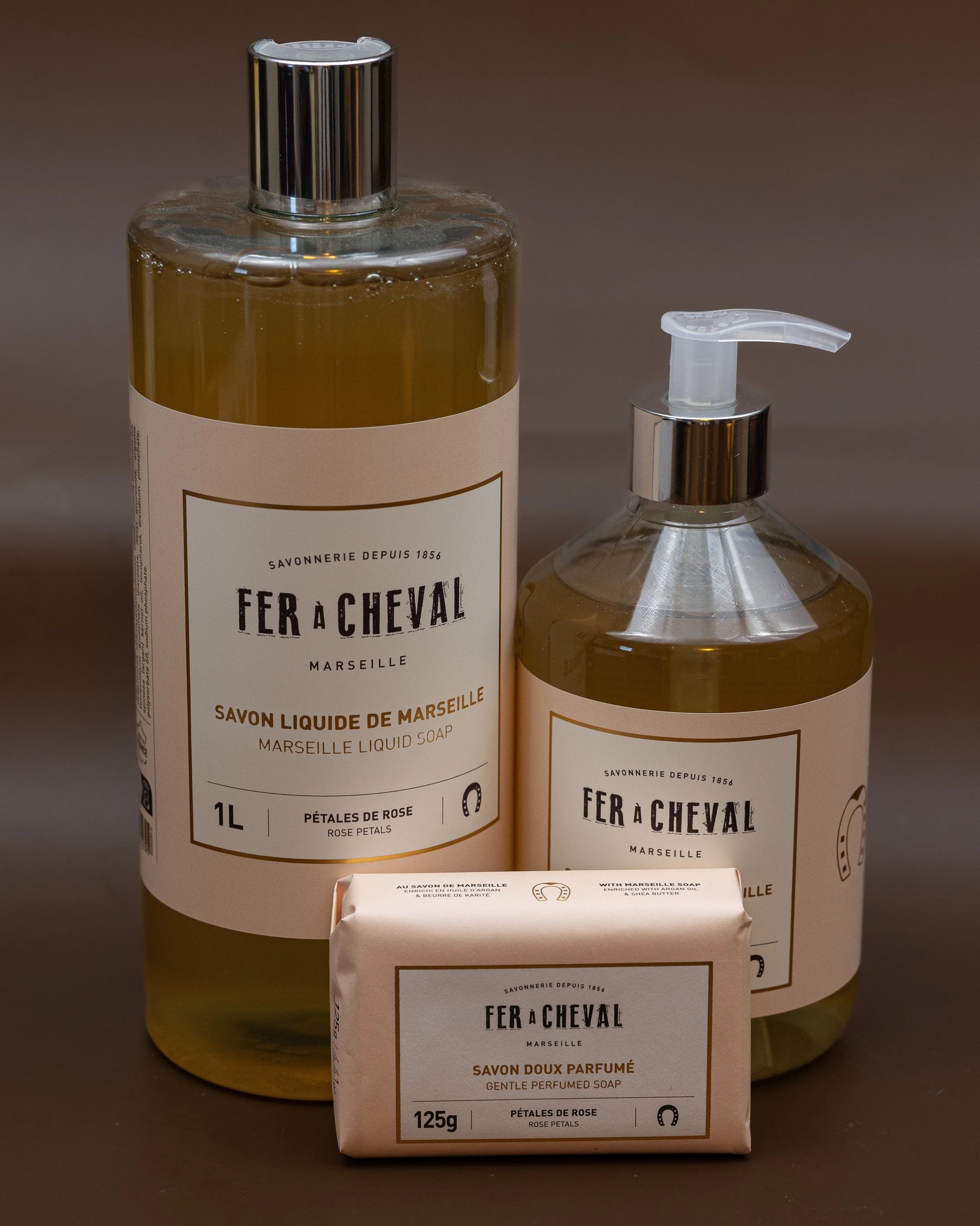FER A CHEVAL Rose Petal, Marseille Liquid Soap | 1L French Soaps UK