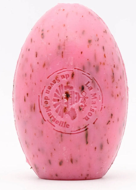 LA MAISON DU SAVON DE MARSEILLE Rose Petal Rotating Wall Soap | 270g French Soaps UK