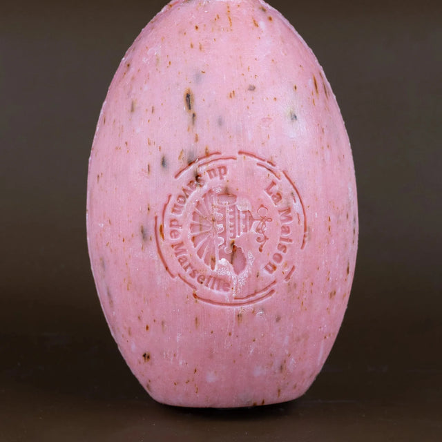 LA MAISON DU SAVON DE MARSEILLE Rose Petal Rotating Wall Soap | 270g French Soaps UK