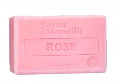 LE CHATELARD 1802 Rose Savon de Provence, enriched with Sweet Almond Oil | 100g French Soaps UK
