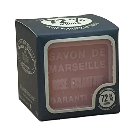 BLEU JAUNE Rose, Shea Butter Marseille Cube, 100g French Soaps UK