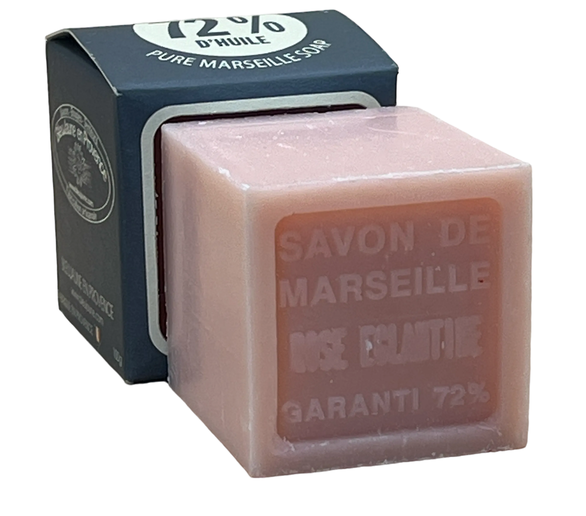 BLEU JAUNE Rose, Shea Butter Marseille Cube, 100g French Soaps UK