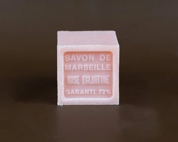 BLEU JAUNE Rose, Shea Butter Marseille Cube, 100g French Soaps UK