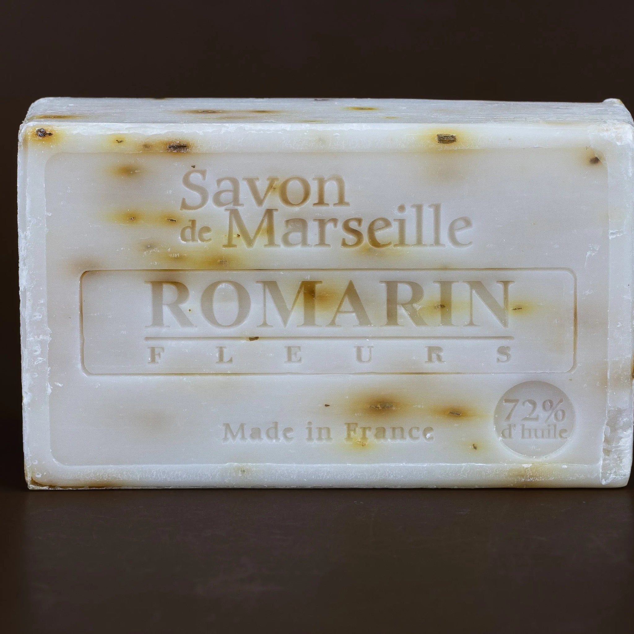 LE CHATELARD 1802 Rosemary Flower Exfoliating Savon de Provence, enriched with Sweet Almond Oil | 100g French Soaps UK