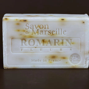 LE CHATELARD 1802 Rosemary Flower Exfoliating Savon de Provence, enriched with Sweet Almond Oil | 100g French Soaps UK