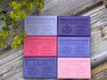 La Maison du Savon de Marseille Rosey Posey, 6 x 125g Soap Bars  I  Unwrapped French Soaps UK