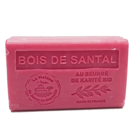 La Maison du Savon de Marseille Sandalwood (Bois de Santal) French Soap with organic Shea Butter 125g French Soaps UK