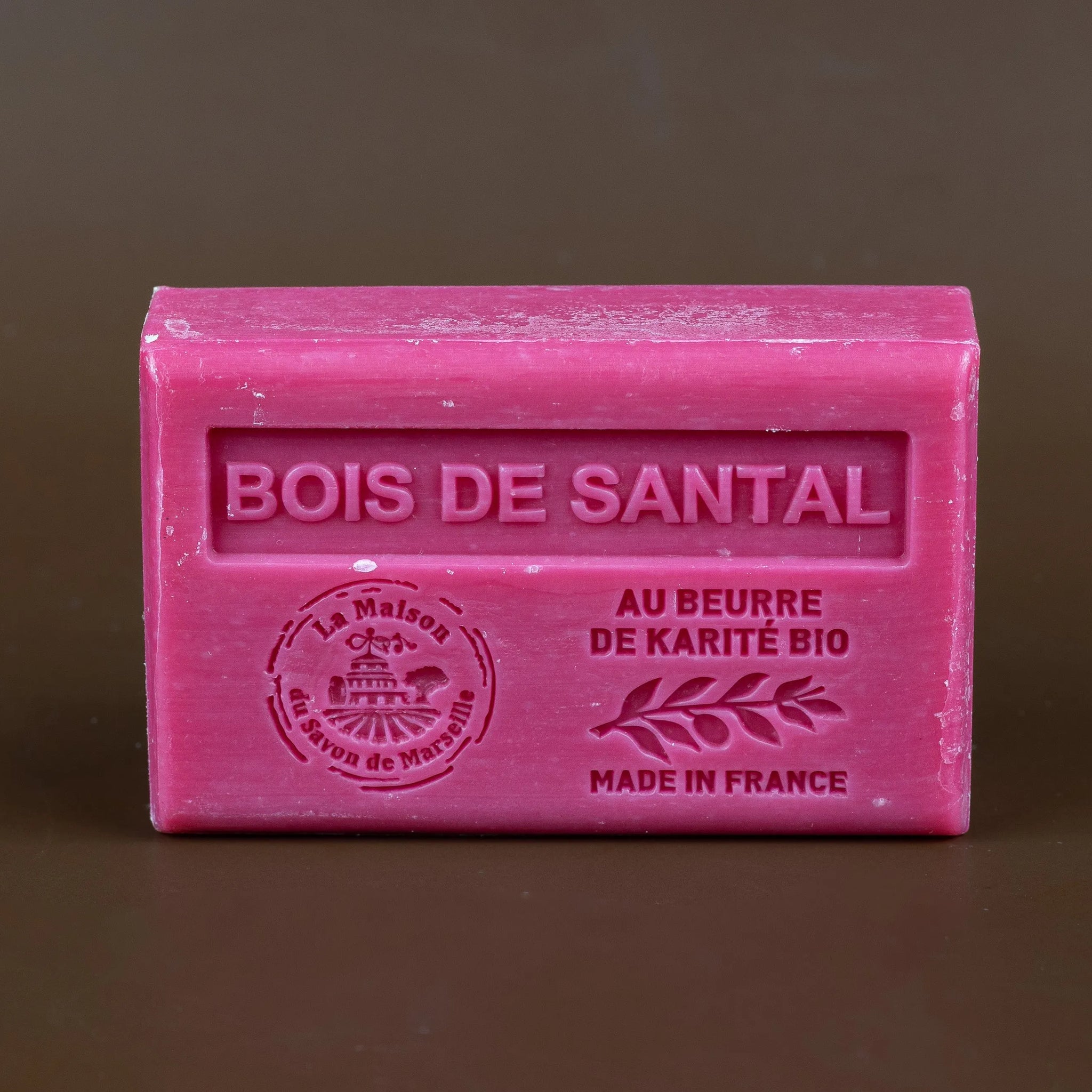 La Maison du Savon de Marseille Sandalwood (Bois de Santal) French Soap with organic Shea Butter 125g French Soaps UK