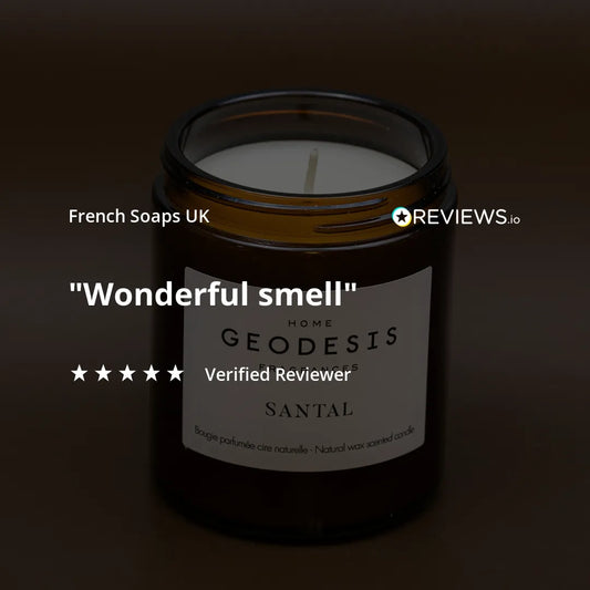 GEODESIS Sandalwood, India, Candle by Geodesis French Soaps UK