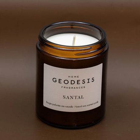 GEODESIS Sandalwood, India, Candle by Geodesis French Soaps UK