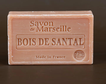 LE CHATELARD 1802 Sandalwood Savon de Provence, enriched with Sweet Almond Oil | 100g French Soaps UK