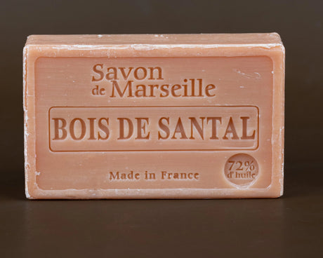 LE CHATELARD 1802 Sandalwood Savon de Provence, enriched with Sweet Almond Oil | 100g French Soaps UK