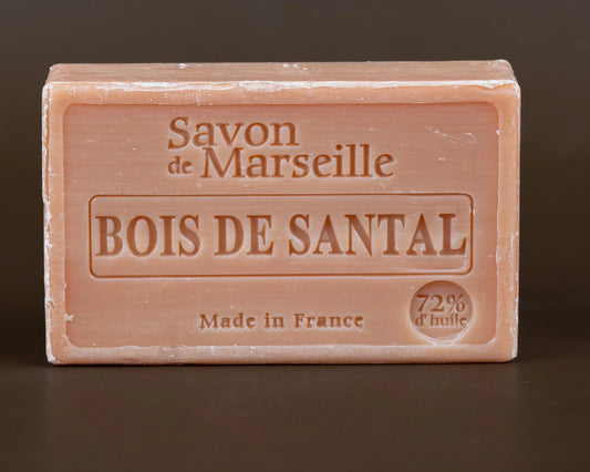LE CHATELARD 1802 Sandalwood Savon de Provence, enriched with Sweet Almond Oil | 100g French Soaps UK