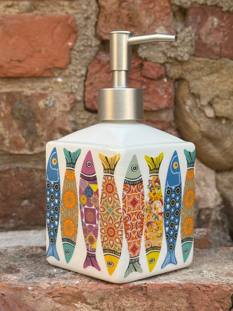 Bastide & Olivier 'Sardine' Ceramic Soap Dispenser French Soaps UK