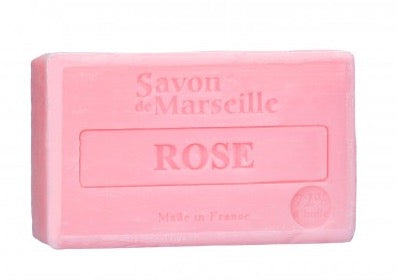 Rose Savon de Provence, enriched with Sweet Almond Oil | 100g