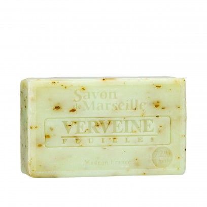 Crushed  Verbena Exfoliating Savon de Provence, enriched with Sweet Almond Oil | 100g