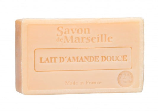 Sweet Almond Milk Savon de Provence, enriched with Sweet Almond Oil | 100g