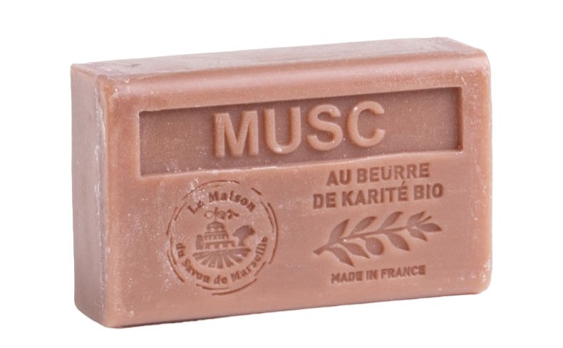 Musk, French Soap with Organic Shea Butter, 125g