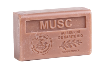 Musk, French Soap with Organic Shea Butter, 125g