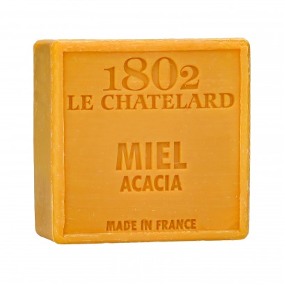 Acacia Honey (Miel)  Soap, 72% Coconut, Olive and Almond Oil, 100g |  PALM FREE