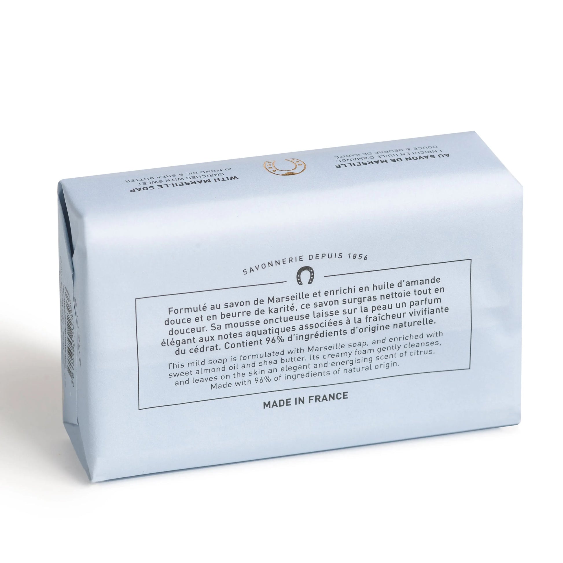FER A CHEVAL Seaside Citrus, Extra Gentle Fragranced Marseille Soap | 125g French Soaps UK