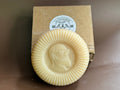 BLEU JAUNE Shaving Soap, Almond & Pistachio, 110g French Soaps UK