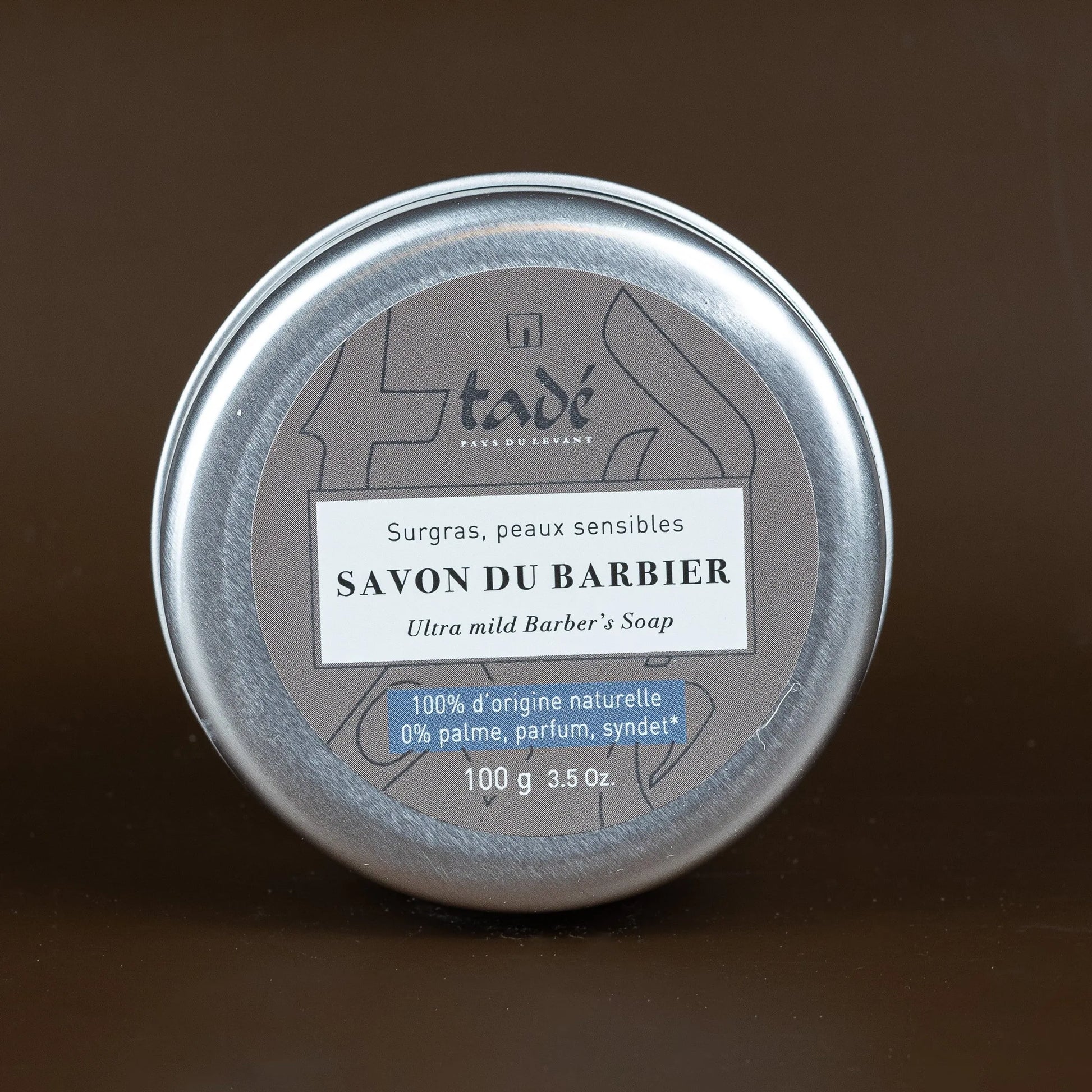 TADÉ PAYS DU LEVANT Shaving Soap with Laurel Oil | 100g French Soaps UK
