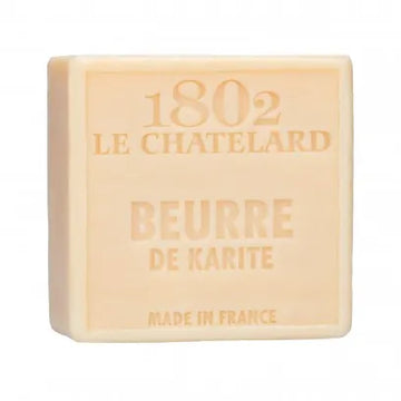 LE CHATELARD 1802 Shea Butter enriched Marseille Soap, 72% Coconut, Olive and Almond Oil, 100g |  PALM FREE French Soaps UK