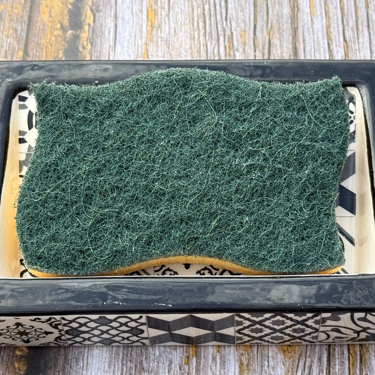 Bastide & Olivier Slanted Black Mosaic Ceramic Soap Dish French Soaps UK