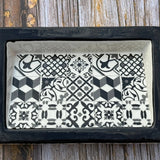 Bastide & Olivier Slanted Black Mosaic Ceramic Soap Dish French Soaps UK