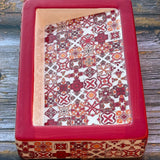 Bastide & Olivier Slanted Red Mosaic Ceramic Soap Dish French Soaps UK