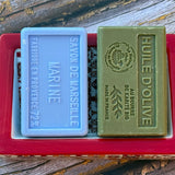 Bastide & Olivier Slanted Red Mosaic Ceramic Soap Dish French Soaps UK