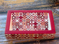 Bastide & Olivier Slanted Red Mosaic Ceramic Soap Dish French Soaps UK