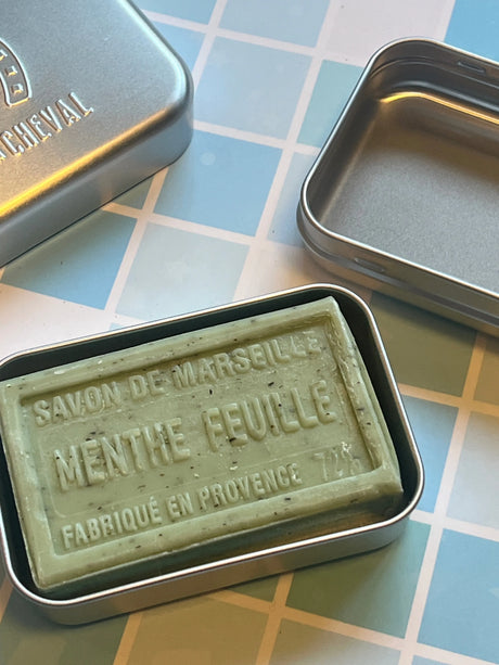 FER A CHEVAL Soap Dish & Travel Tin, 3 part French Soaps UK