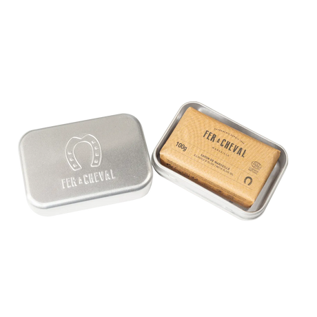 FER A CHEVAL Soap Dish & Travel Tin, 3 part French Soaps UK