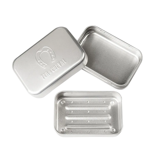 FER A CHEVAL Soap Dish & Travel Tin, 3 part French Soaps UK
