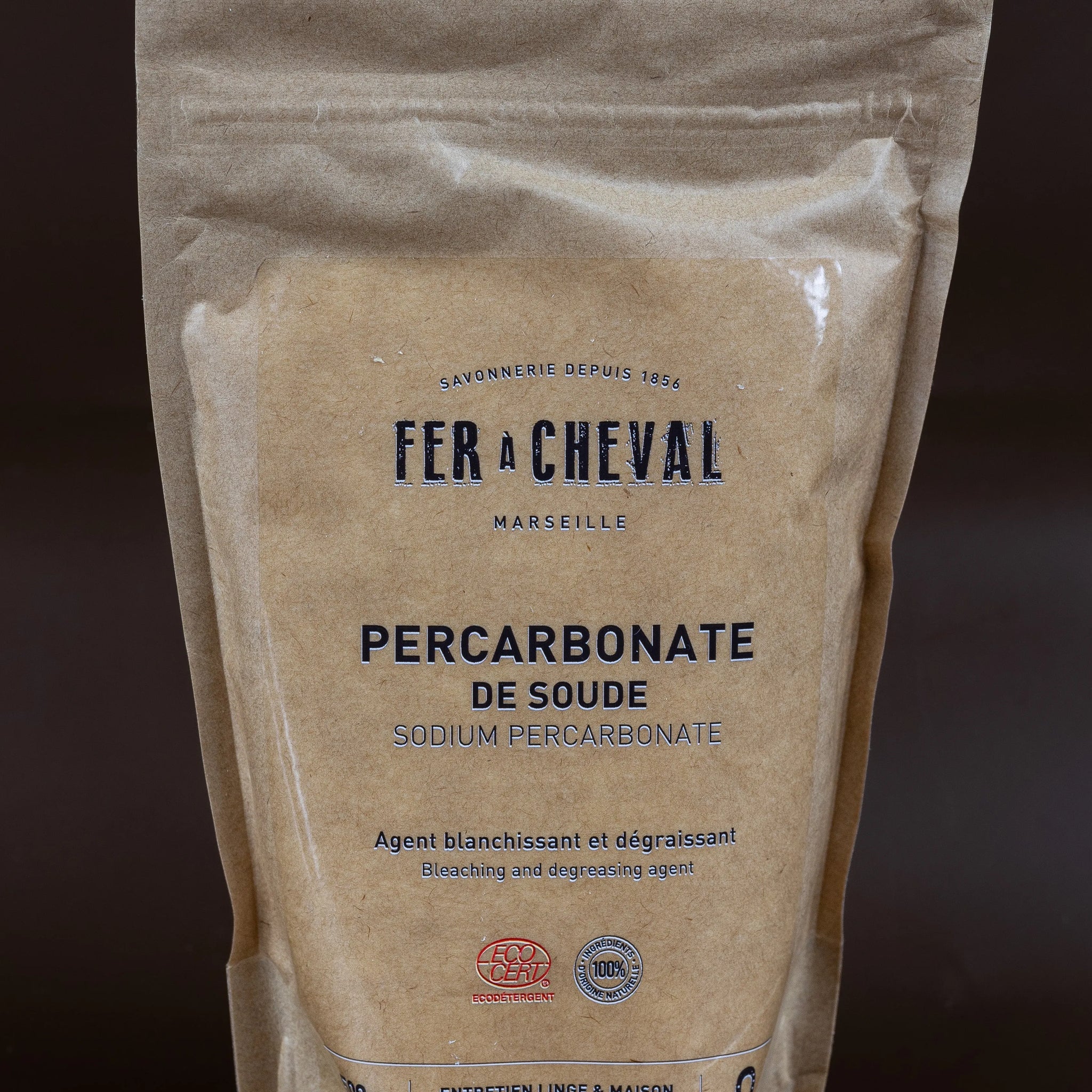 FER A CHEVAL Sodium Percarbonate | For Stain Removal, Whitening Laundry and other Home Cleaning | 500g French Soaps UK