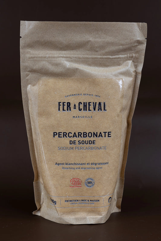 FER A CHEVAL Sodium Percarbonate | For Stain Removal, Whitening Laundry and other Home Cleaning | 500g French Soaps UK
