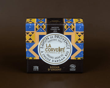 LA CORVETTE Soins D'Orient (Musky Orange), 100g, Palm Free & Organic French Soaps UK