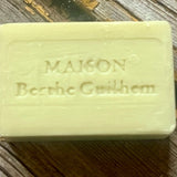 MAISON BERTHE GUILHEM Spearmint & Avocado Oils  | Organic Alpine Goats Milk | 100g French Soaps UK