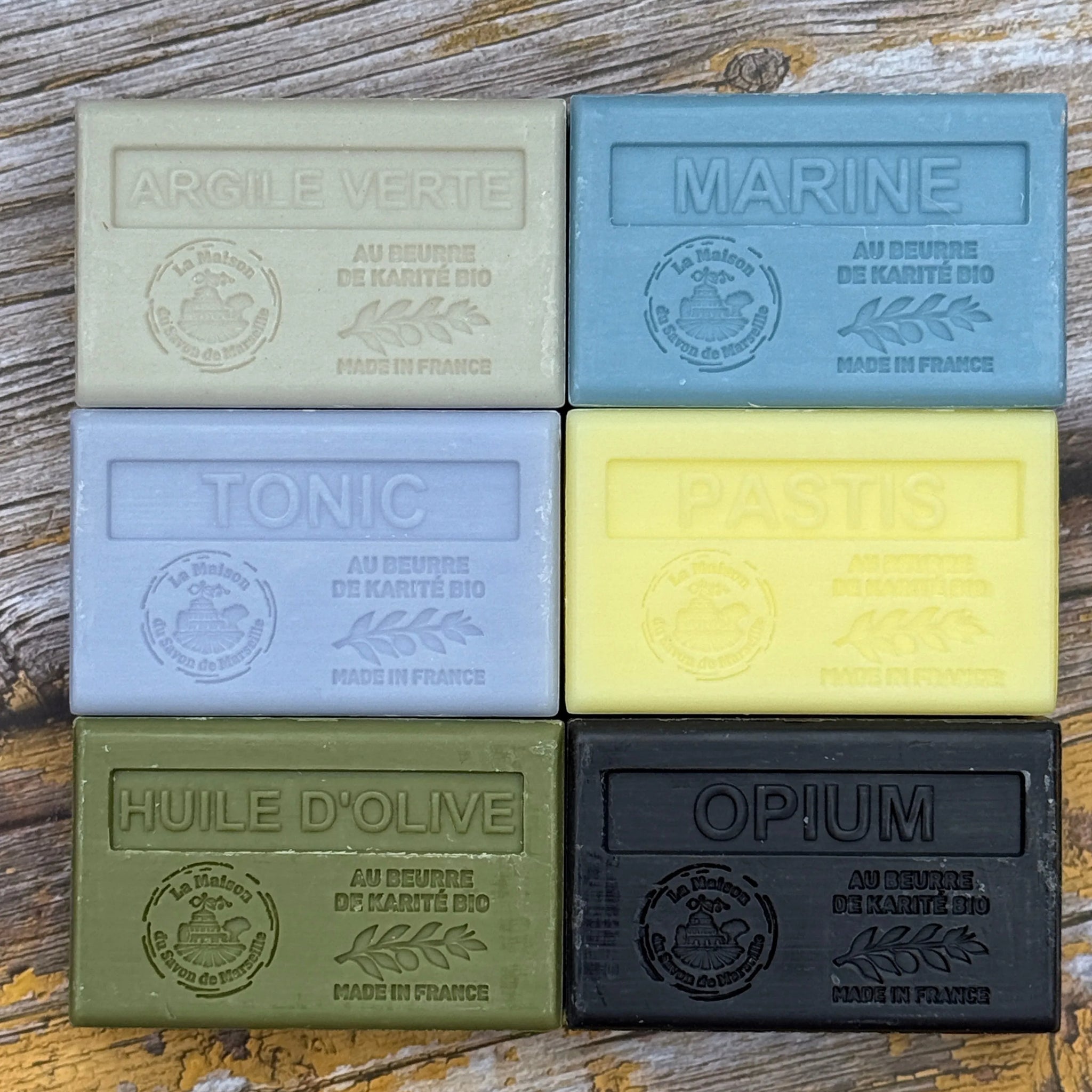 La Maison du Savon de Marseille St Germain, 6 x 125g Soap Bars  I  Unwrapped French Soaps UK