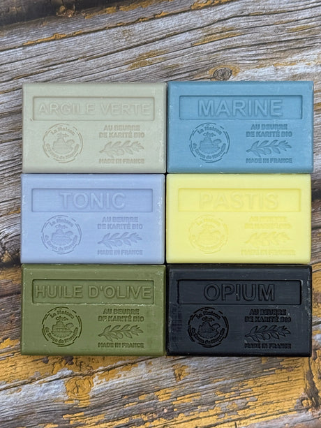 La Maison du Savon de Marseille St Germain, 6 x 125g Soap Bars  I  Unwrapped French Soaps UK