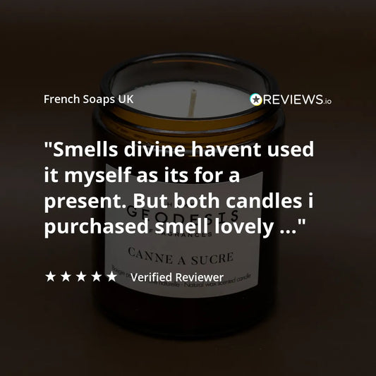 GEODESIS Sugar Cane Candle by Geodesis French Soaps UK