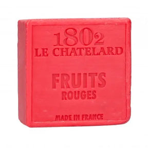 LE CHATELARD 1802 Summer Fruits Marseille Soap, 72% Coconut, Olive and Almond Oil, 100g |  PALM FREE French Soaps UK