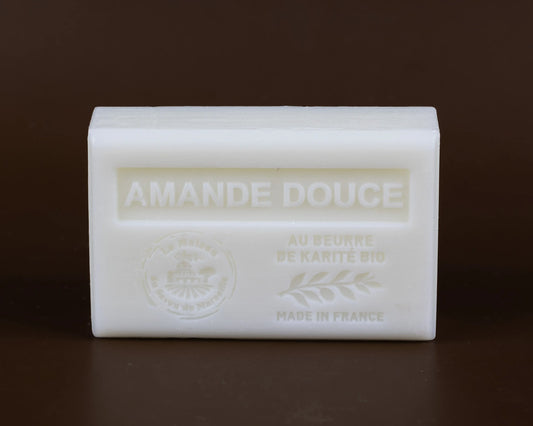 La Maison du Savon de Marseille Sweet Almond French Soap with Organic Shea Butter 125g French Soaps UK