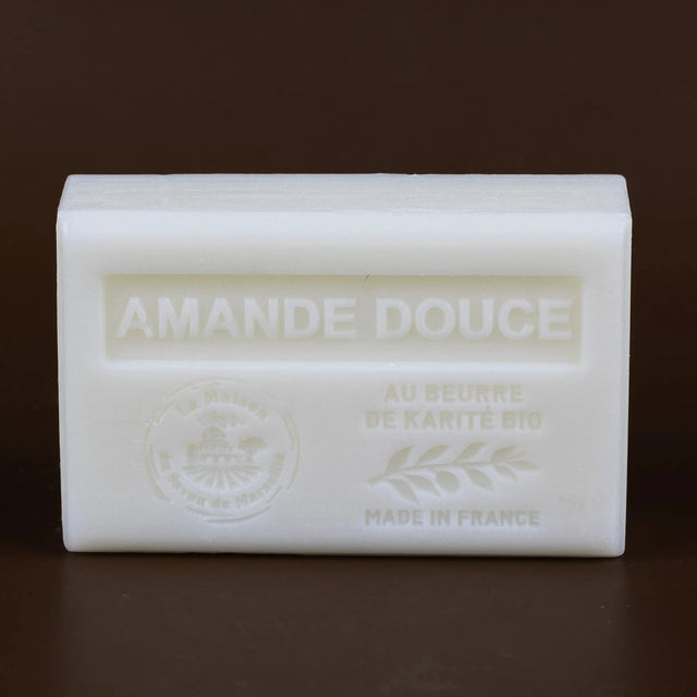 La Maison du Savon de Marseille Sweet Almond French Soap with Organic Shea Butter 125g French Soaps UK