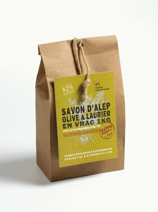 TADÉ PAYS DU LEVANT Aleppo Soap, Olive and Laurel Oils for Normal Skin | 1kg, 4-6 Soaps French Soaps UK