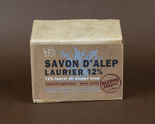TADÉ PAYS DU LEVANT Aleppo Soap with 12% Laurel Oil | for Dry Skin | 200g French Soaps UK