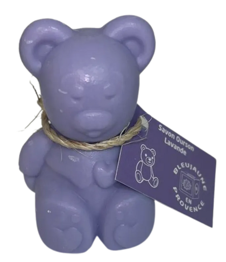 Teddy Bear Shaped Soap, Lavender Fragrance, enriched with Organic Shea Butter | 150g